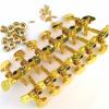 12 STRING ELECTRIC GUITAR MACHINE HEADS GOLD SQUARE TOP